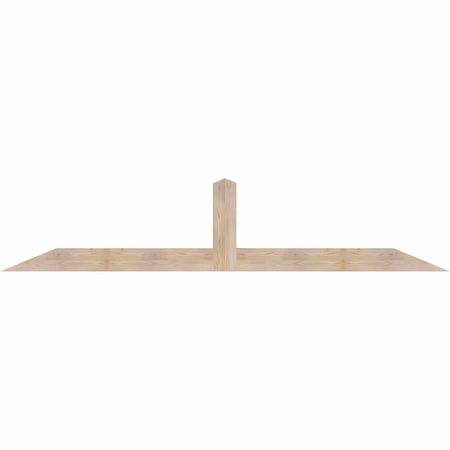 Ekena Millwork Portland Smooth Timber Gable Bracket, Douglas Fir, 108"W x 22"H x 5 1/2"D x 5 1/2"F, 5/12 Pitch GBW108X22X0606POR00SDF